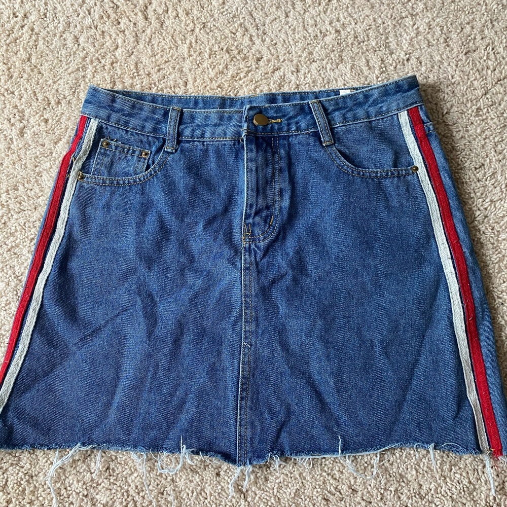 SHEIN denim skirt